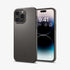 ACS04766 - iPhone 14 Pro Max Case Thin Fit in black showing the back